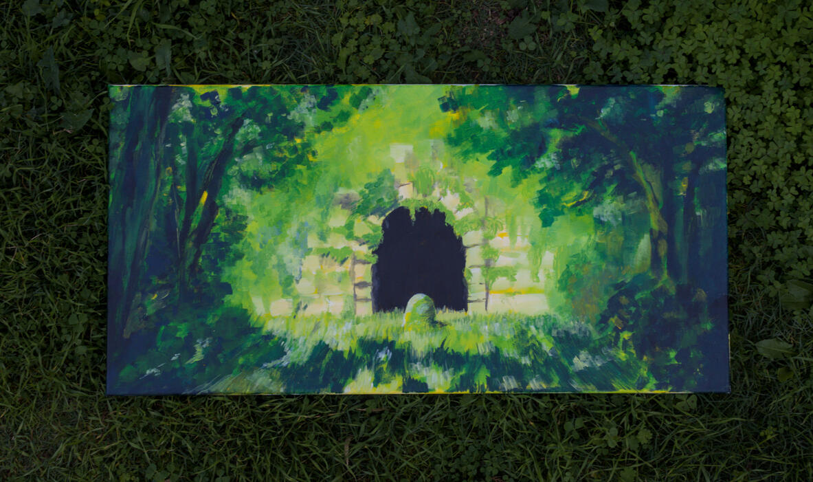 "Welcome" - Studio Ghibli - 40x80cm